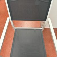 Tavolo esterno in alluminio con 6 sedie