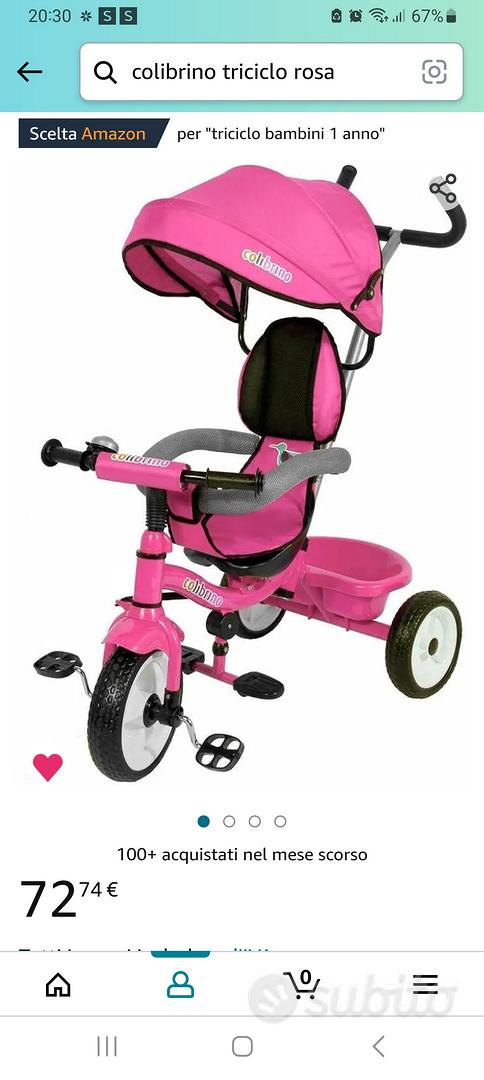 Triciclo nuovo per bambina da 1 anno - Tutto per i bambini In vendita a  Frosinone