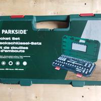 set 65 chiavi con cricchetto 3/8 parkside nuovo 