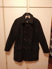 Cappotto nero di lana 