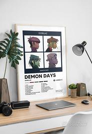 Poster Album Demon Days - Gorillaz