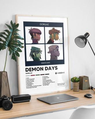 Poster Album Demon Days - Gorillaz