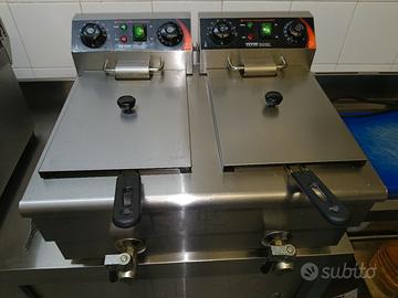 friggitrice elettrica doppia