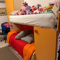 cameretta con letto a castello