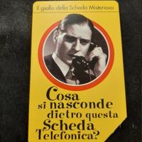 Scheda telefonica Telecom scheda misteriosa 