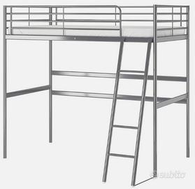 Struttura letto soppalco IKEA VITVAL in ferro