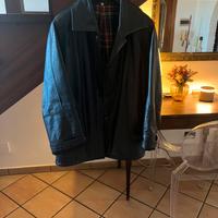 Giacca pelle vintage donna taglia 44