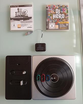 Dj hero 1 e 2 Ps3 + Controller