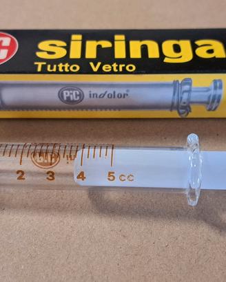 siringa in vetro