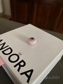Pandora charm opale glitter rosa