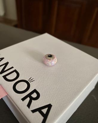 Pandora charm opale glitter rosa