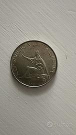 MONETE ITALIANE 500 LIRE AURIGA 1961