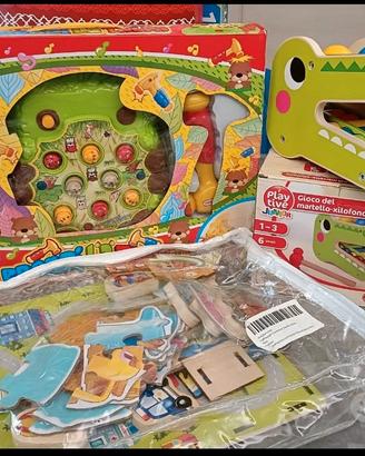 giochi Xilofono legno Gioco Talpa e costruzioni