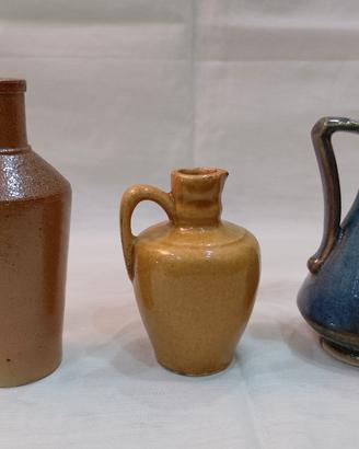 Ceramiche francesi caraffe miniature anni 20