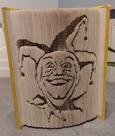 Bookfolding Dario Fo libro "Mistero Buffo"