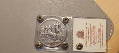 5 lire 1914 quadriga briosa periziata NIP