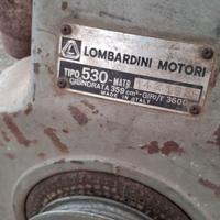 Motocoltivatore Lombardini con trincia