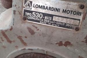 Motocoltivatore Lombardini con trincia
