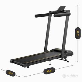 Tapis Roulant Elettrico Pieghevole 1-16km/h