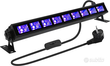LED luce nera, lampada UV, 36 W 385 nm con spina,