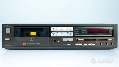 Technics rsm 235 x piastra a cassette dolby b-c db