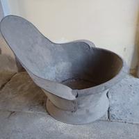 Tinozza Vintage in Zinco|Arredo Rustico/Fioriera
