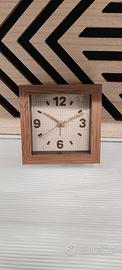 Orologio da Tavolo Quadrato – Stile Nature / Scand