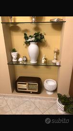 Vaso in porcellana bianca