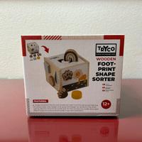 Gioco legno scatola forme geometriche incastro