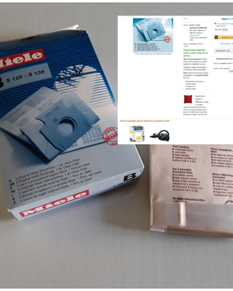 Sacchetti-filtro airclean aspirapolvere Miele