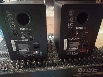 casse da studio m  audio bx5 