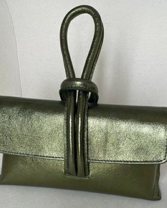 Borsa verde a polso
