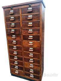 mobile schedario vintage