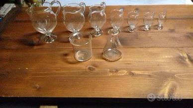 Boccali vetro soffiato