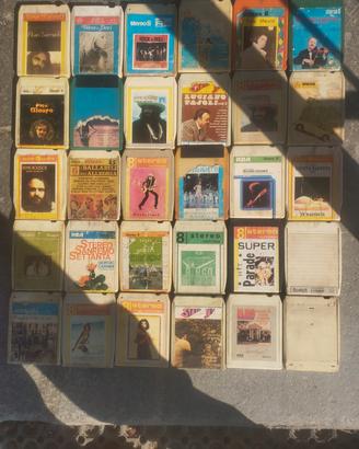 cassette musicali stereo 8 vari generi 