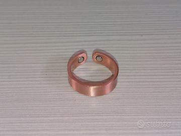 Anello in rame puro energia salute portafortuna 