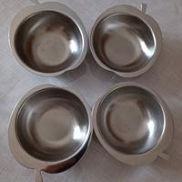 set ciotoline inox