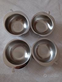 set ciotoline inox