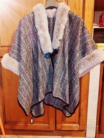 giacca a mantella nuova con cartellino 