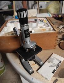 Microscopio PAIM vintage anni 70