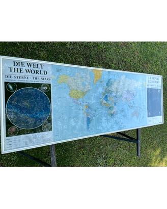 Carta geografica del mondo