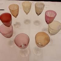 Bicchieri vetro soffiato Murano