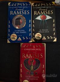 Lotto 3 libri "Il romanzo di Ramses"Christian Jacq