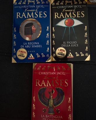 Lotto 3 libri "Il romanzo di Ramses"Christian Jacq