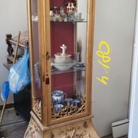 vetrina vetrinetta cristalliera stile barocco