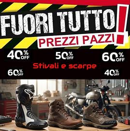 FUORI TUTTO - STIVALI SCARPE MOTO STRADA ADVENTURE