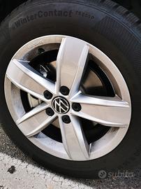4 cerchi  originali VW +gomme  invernali
