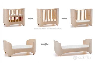 Culla trasformabile lettino Leander 