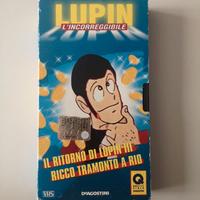VHS Lupin III Ricco tramonto a Rio
