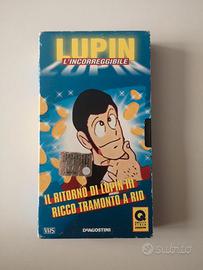 VHS Lupin III Ricco tramonto a Rio